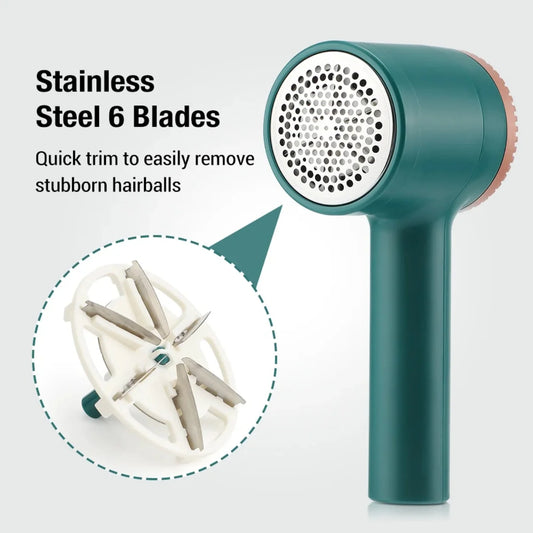 Electric Lint Remover Rechargeable Anti-Pilling Fabric Shaver for Clothes and Home